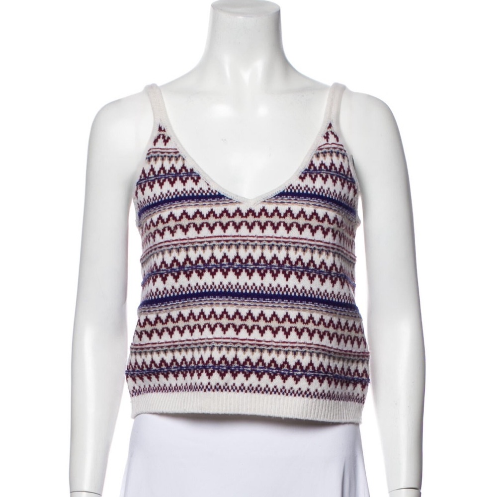 RAG AND BONE scoop neck crop top